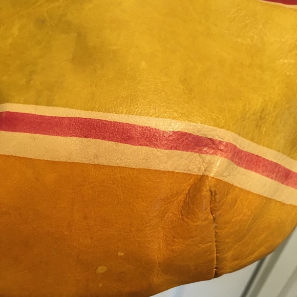 🇮🇹 Astore Leather Retro Geometric Dyed Purse - Picture 9 of 11